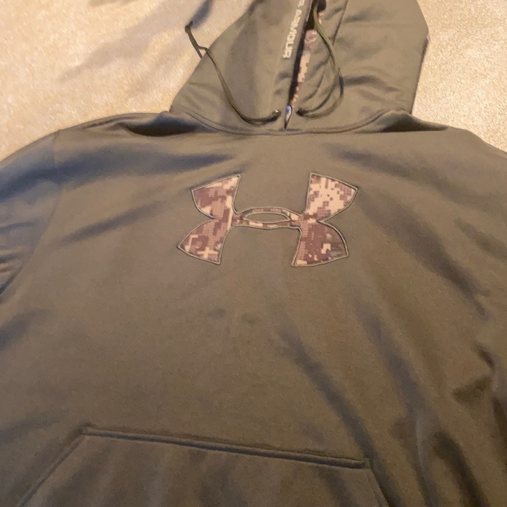 Green Under Armor Army Sweatshirt 2XL